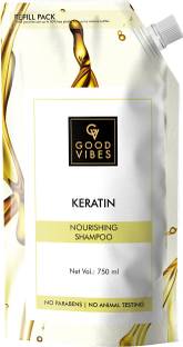 GOOD VIBES Keratin Nourishing Shampoo Refill Pack