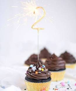 INFISPACE Cake Candle ( NUMBER 2) Candle
