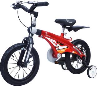 R for Rabbit Tiny Toes Jazz Bicycle Smart Plug & Play Kids Cycle (14 inch/T/ 3-5 Years) (Red) 14 T (inch) Road Cycle