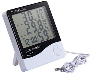 DHRUV-PRO Digital White Clock