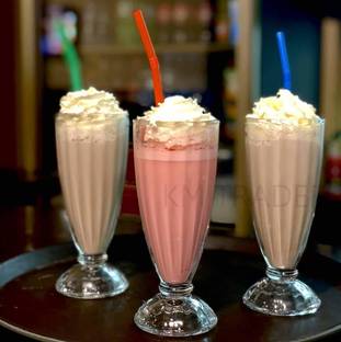 MDNSHO (Pack of 6) falooda Milkshake Smoothie Dessert Glasse mug 350ml set of 6 Glass Glass Set Cocktail Glass