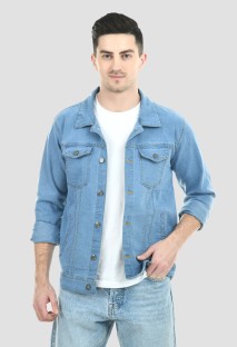 denim blue jacket men