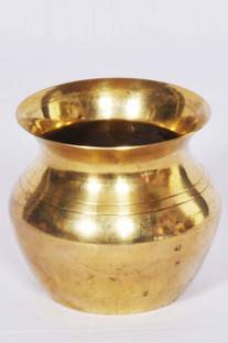 SBBCO Pital Kalash/lota for Pooja use and Home use,for mahadev Milk Abhishek Brass Kalash