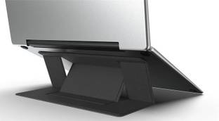 STRIFF LSB Invisible Lightweight Laptop Computer Stand Iron, Fiber, Glass Floor and Desk Stand Laptop Stand with Adjustable Height Compatible with Universal Laptops