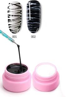 Shills Professional Nail Art Spider Silk Adhesive Spider Gel Color (Pack Of 2)