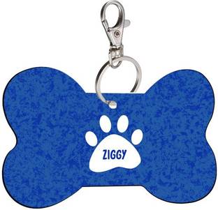 SKY TRENDS Bone Shape Collar Locket/Pendant for Dogs & Puppy -999 Info Engraved Dog Collar Charm