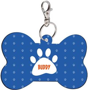 SKY TRENDS Info Engraved Dog Collar Charm