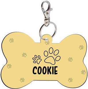 SKY TRENDS Bone Shape Collar Locket/Pendant for Dogs & Puppy -1625 Info Engraved Dog Collar Charm