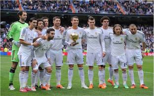 Real Madrid Football Club Wall Poster For Room With Gloss Lamination M35 Paper Print