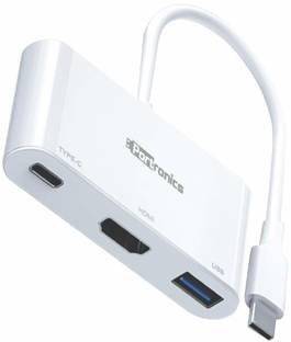 Portronics C-Konnect,3-in-1 USB Type C Multiport Adapter POR1041 HDMI Connector