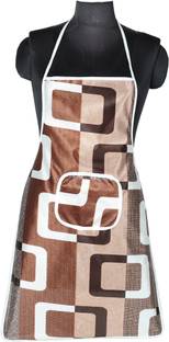 SSDN Brown Polyester Kitchen Linen Set