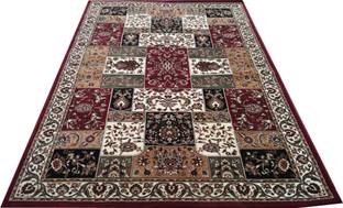 BHADOHICARPETS Multicolor Acrylic Carpet