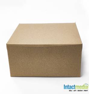 Intact Media Cake Box Craft Paper Packaging Box