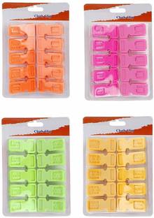 ASFUN Plastic Hanger Clips, Heavy-Duty Outdoor Clothespins,Decorative Pins, Hanging, Drying Rust Free Cloth Peg/Clothes Clip/Cloth Drying Pins/Pegs for Hanger/Ropes/Drying Clothes (30 Pieces) Plastic Cloth Clips