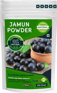 NATURAL AND HERBAL PRODUCTS Jamun Powder (Blackberry Seeds,Java Plum,Jamun Berries) For Skin Care(Face Mask) - 200 Gram