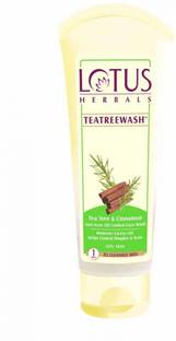 LOTUS Tea Tree & Cinnamon Anti Acne Oil Control Face Wash