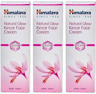 HIMALAYA Natural Glow Kesar Fairness Face Cream 50gm Pack Of 3