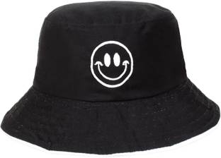 ZACHARIAS Fishermen Bucket Smiley Reversible Cap Hat