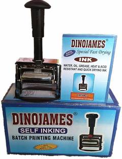 dinojames Batch Printing Machine/Mini Batch Printer Sg-253 Label Stamping Machine