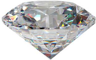 MAYA GEMS White Diamond Gemstone (Zircon) Diamond Stone