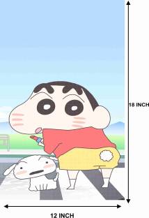 Shin Chan Cartoon Wall Poster For Room With Gloss Lamination M9 Paper Print