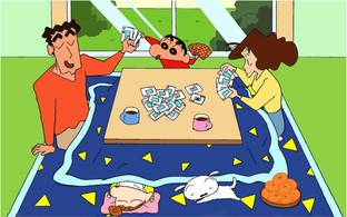 Shin Chan Cartoon Wall Poster For Room With Gloss Lamination M7 Paper Print