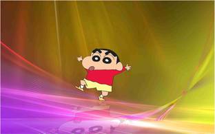 Shin Chan Cartoon Wall Poster For Room With Gloss Lamination M17 Paper Print