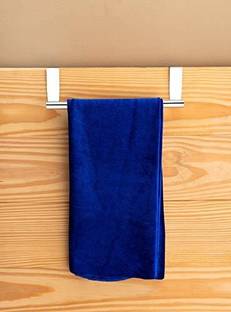Flourish Steel Towel Bar Holder Cabinet Hanger Over Door Kitchen Hook Drawer Storage Hanger 9.25 inch 1 Bar Towel Rod