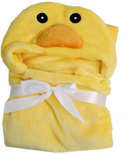 BRANDONN Animal Single Hooded Baby Blanket for  AC Room