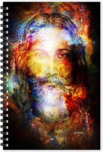ESCAPER Jesus Christ Diary (Ruled - A5 Size - 8, Christian Diary, Religious Diary, Devotional Notepad A5 Diary Ruled 160 Pages