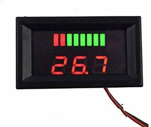 Rohitkits 90 VOLT DC VOLTMETER WITH VOLTAGE LEVEL INDICATOR Electronic Components Electronic Hobby Kit