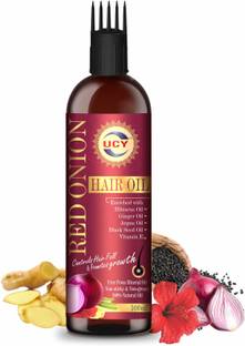 UCY Onion Hair Oil for Hair Growth with Onion & Black Seed for Hair Fall Control Hair Oil