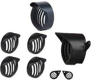 Pepstter Headlight Grill and Indicator and Tail Light Grill with Cap,Eyes Grill Bike Headlight Grill