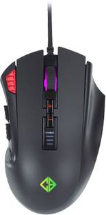 Cosmic Byte Equinox Gamma 16000DPI 12 Buttons, Pixart PAW3389 Wired Ambidextrous Optical  Gaming Mouse