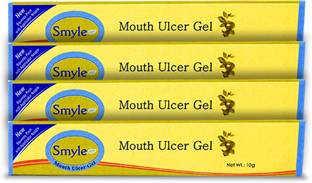 Smyle Ayurvedic Mouth Ulcer Gel - 10 gm (Pack of 4) - Minty