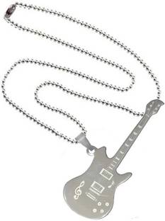 ROYALSHOP GUITAR LOCKET SET 1 Silver Metal Locket Set