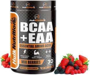 Hulk Nutrition EAAs-BCAA Energy Drink for Rapid Muscle Recovery & Muscle Protein Synthesis EAA (Essential Amino Acids)