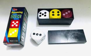 Set of Classical 6 Prediction Flash Dices Changing Dice Effect Magicians Trick MilesMagic Set of Classical 6 Prediction Flash Dices Changing Dice Effect Magicians Trick MilesMagic