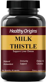 Healthy Origins Milk Thistle Capsules Liver Support Formula Premium