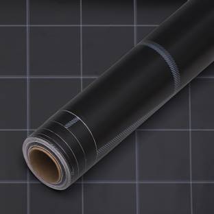 iSpace Vinyl Abstract Black Wallpaper