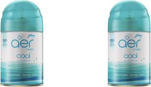 Godrej Cool Surf Blue Car Freshener Refill aer matic, Automatic Air Freshener Refill Pack - Cool Surf Blue