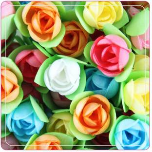 Foodecor Professionals Wafer Flowers (Rose With Triangular Leaf)- 50pcs -BV 2730 Sugar Paste