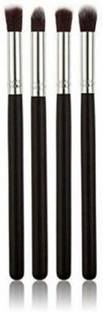 BEAUTY DESIRE Professional Eyeshadow Blending Pencil Brush, Set Of 4, Black (Pack of 4)