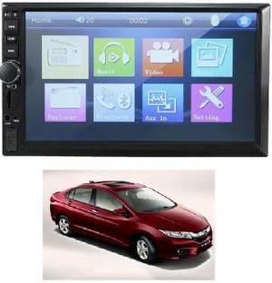 RKPSP 7Inch Double Din Screen For Honda City Universal For All Models Car Stereo