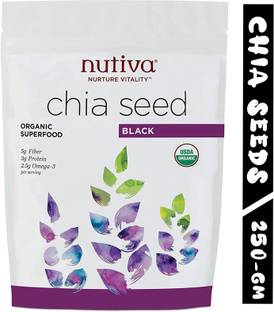 Nutiva Raw Chia Seeds, High Fibre, Rich in Calcium, Healthy Seeds Chia Seeds