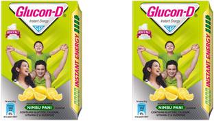 GLUCON-D Instant Energy Nimbu Pani 450g (Pack of 2) Energy Drink