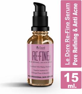 Le Dore Refine Serum | Pore & Blemish reduction Anti Acne Sebum Control Facial Serum For Men & Women (15 ml)