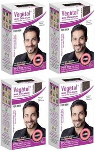 VEGETAL Bio Colour Soft Black 25gm (Pack of 4) , Soft Black