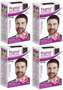 VEGETAL Bio Colour Dark Brown (pack of 4) , Brown