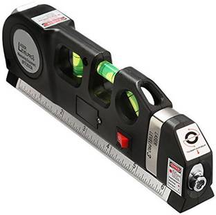 Right Gear Level Pro 3 Multipurpose Laser Level laser measure Line 8ft Measure Tape Ruler Adjusted Standard and Metric Rulers Non-magnetic Line Level